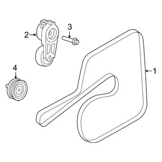 Dodge OE - Cooling - Belts & Pulleys (3.6L)