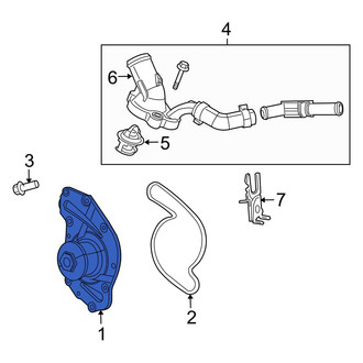 Dodge OE - Engine Water Pump