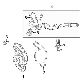 Dodge OE - Cooling - Water Pump (3.6L)