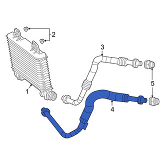 Dodge OE - Engine Oil Cooler Line
