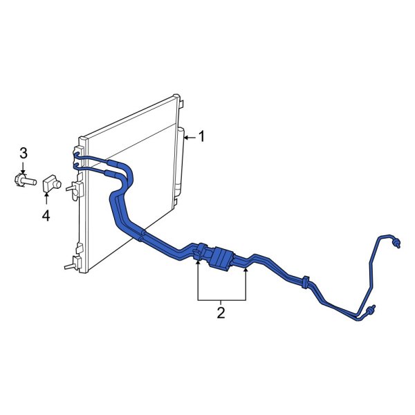 Automatic Transmission Oil Cooler Hose Assembly