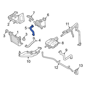 Dodge OE - Right Radiator Coolant Hose