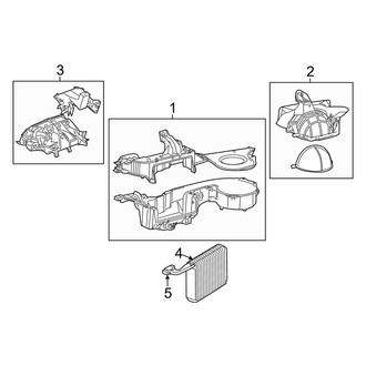 Dodge OE - Air Conditioner & Heater - Evaporator & Heater Components