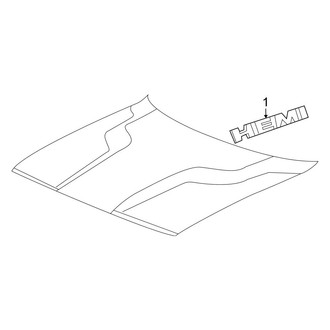 Dodge OE - Hood - Exterior Trim (R/T / R/T Scat Pack)