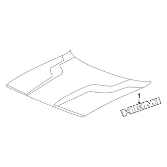 Dodge OE - Hood - Exterior Trim (R/T / R/T Scat Pack)
