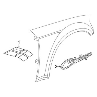 Dodge OE - Fender - Exterior Trim (R/T)