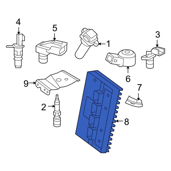 Dodge OE 5150547AE Engine Control Module (ECM)