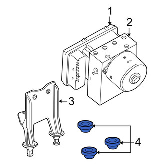 Dodge OE - ABS Modulator Insulator