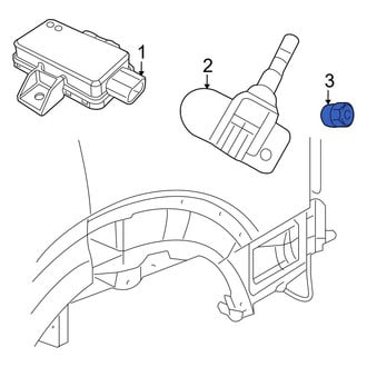 Dodge OE - Tire Pressure Monitoring System (TPMS) Sensor Nut