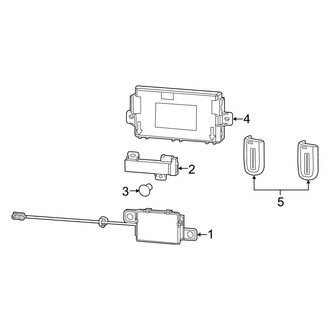 Dodge OE - Electrical - Keyless Entry Components