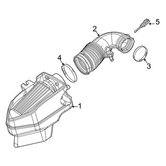 Dodge OE - Engine - Air Intake (With Shaker Hood), (5.7L)