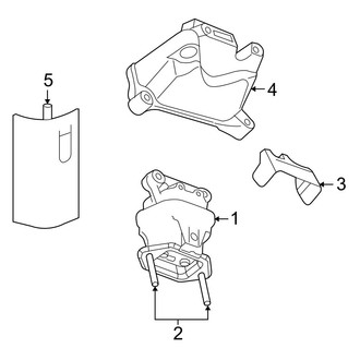 Dodge OE - Engine & Transmission Mounting (3.5L)