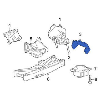 Dodge OE - Engine Mount Heat Shield