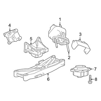 Dodge OE - Engine & Transmission Mounting (5.7L)
