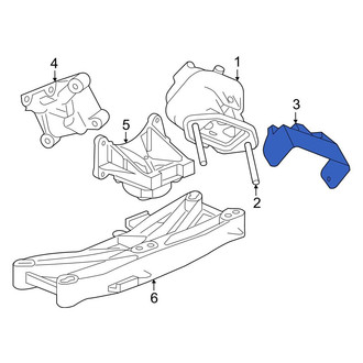 Dodge OE - Engine Mount Heat Shield