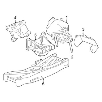 Dodge OE - Engine & Transmission Mounting (6.4L)