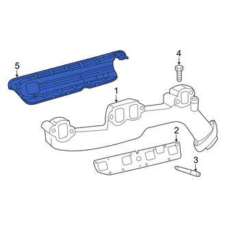 Dodge OE - Left Exhaust Heat Shield