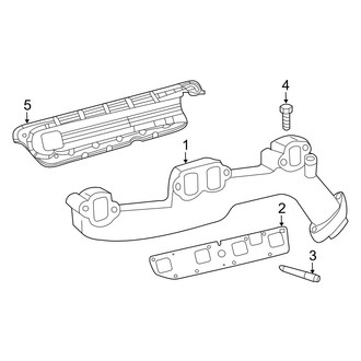 Dodge OE - Exhaust System - Manifold (5.7L)