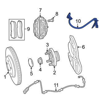 Dodge OE - Front Right Brake Hydraulic Hose