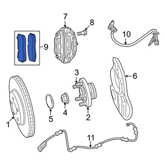 Dodge OE - Front Disc Brake Pad Set