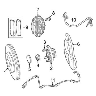 Dodge OE - Front Suspension - Brake Components (With Brembo)