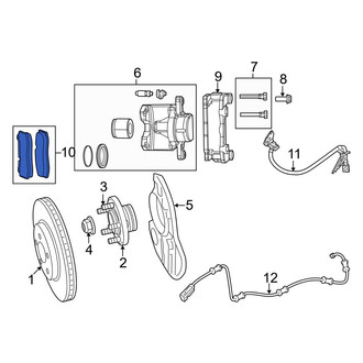 Dodge OE - Front Disc Brake Pad Set