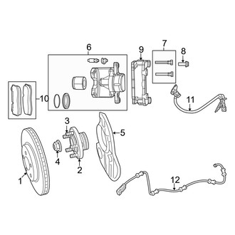 Dodge OE - Front Suspension - Brake Components