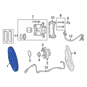 Dodge OE - Front Disc Brake Rotor