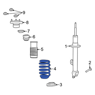 Dodge OE - Front Coil Spring