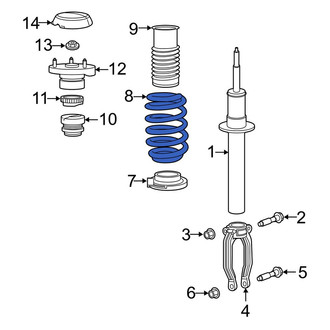 Dodge OE - Front Coil Spring