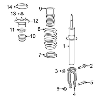 Dodge OE - Front Suspension - Struts & Components