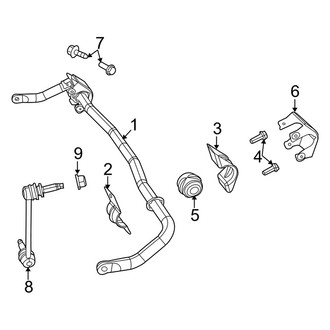 Dodge OE - Front Suspension - Stabilizer Bar & Components