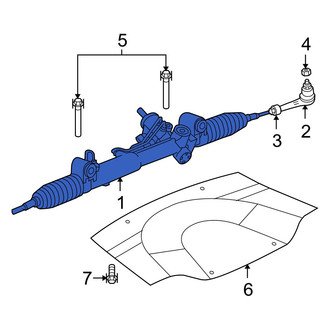 Dodge OE - Rack and Pinion Assembly