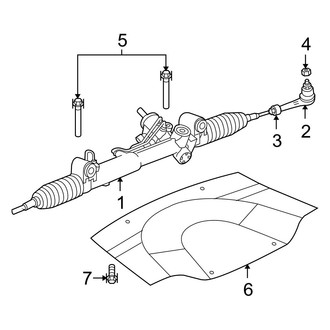 Dodge OE - Steering Gear & Linkage (W/O Electric Steering)