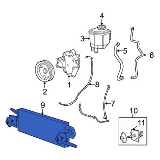 Dodge OE - Front Power Steering Cooler