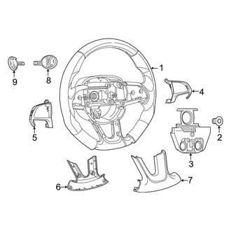 Dodge OE - Steering Wheel & Trim (With Sport Design)