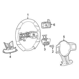 Dodge OE - Steering Wheel & Trim (With Sport Design)