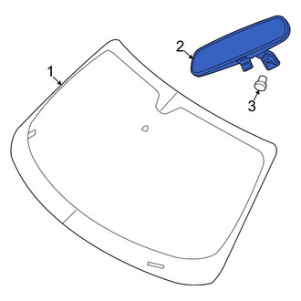 Dodge OE - Front Interior Rear View Mirror