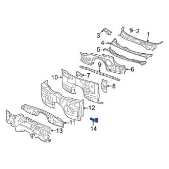 Dodge OE - Left Cowl Seal