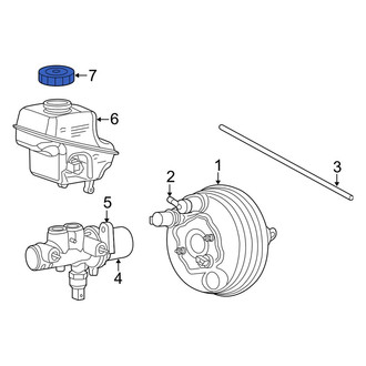 Dodge OE - Brake Master Cylinder Reservoir Cap