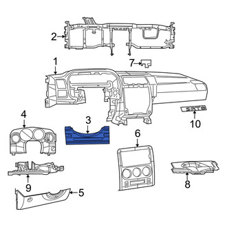 Dodge OE - Lower Instrument Panel Reinforcement
