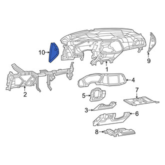 Dodge OE - Left Instrument Panel Side Cover