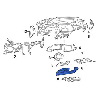 Dodge OE - Instrument Panel Knee Bolster
