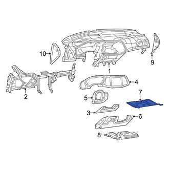 Dodge OE - Right Instrument Panel Cover