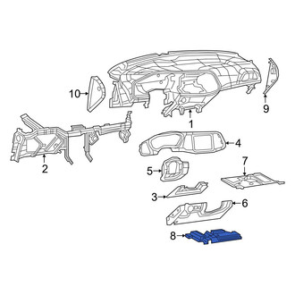 Dodge OE - Left Instrument Panel Cover