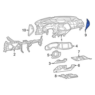 Dodge OE - Right Instrument Panel Side Cover