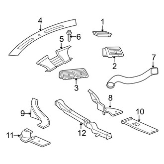 Dodge OE - Instrument Panel - Ducts
