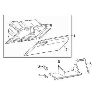 Dodge OE - Instrument Panel - Glove Box