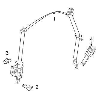 Dodge OE - Restraint Systems - Front Seat Belts