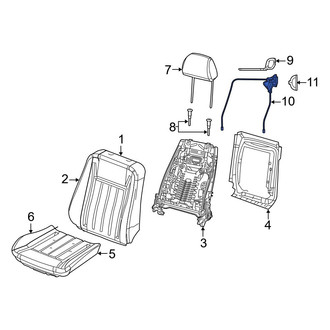 Dodge OE - Front Left Seat Flex Cable